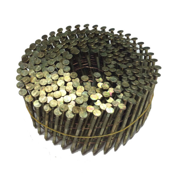 Orion Power 15 Degree Coil Nails ( Flat ) Galvanised 2.1 X 32mm - 45mm (16000 ) per box - Image 2